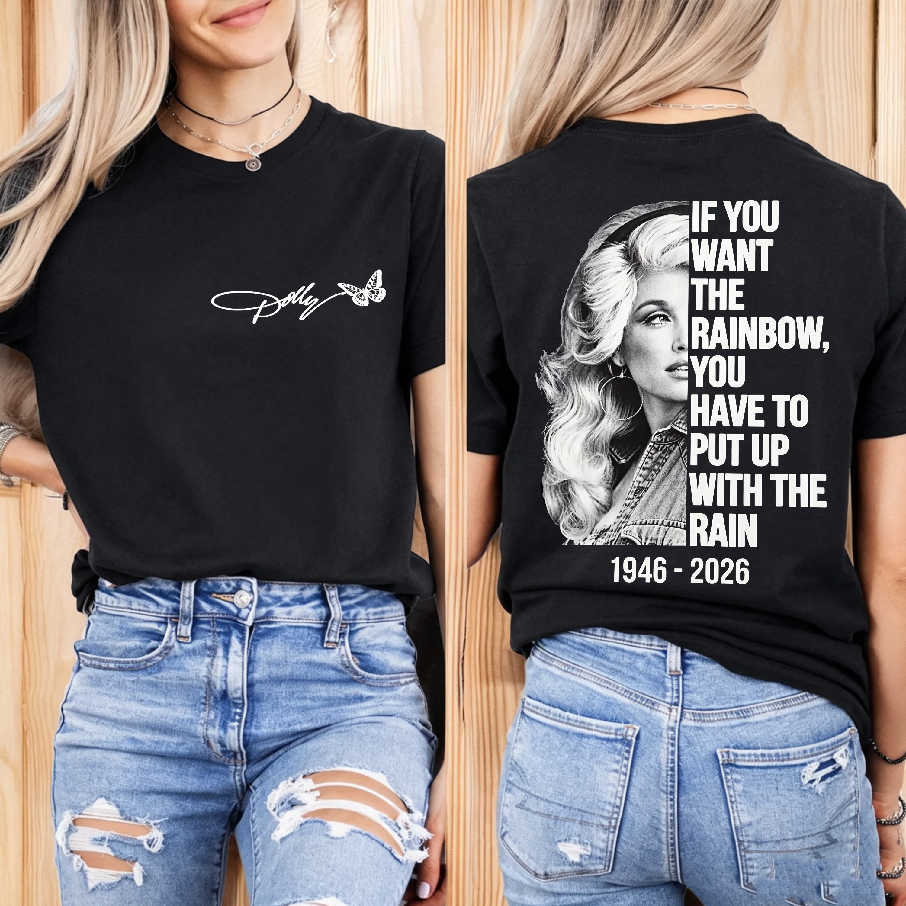 Vintage Dolly Parton Memorial T-Shirt