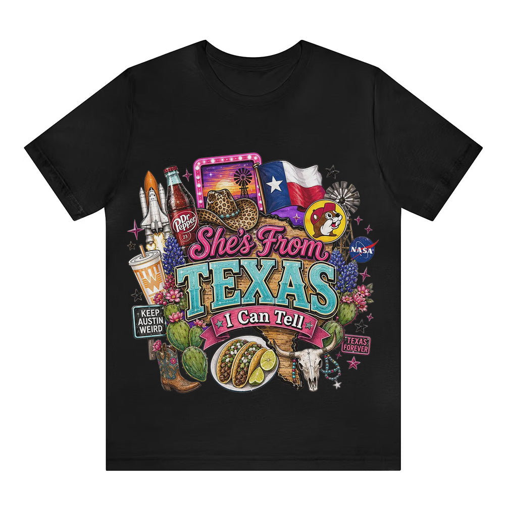 She is From Texas - Southern Girl Texas Shirt