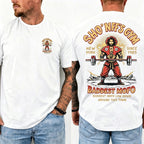 Sho' Nuff's Gym Double‑Sided Print T‑Shirt Retro Movie Graphic Tee