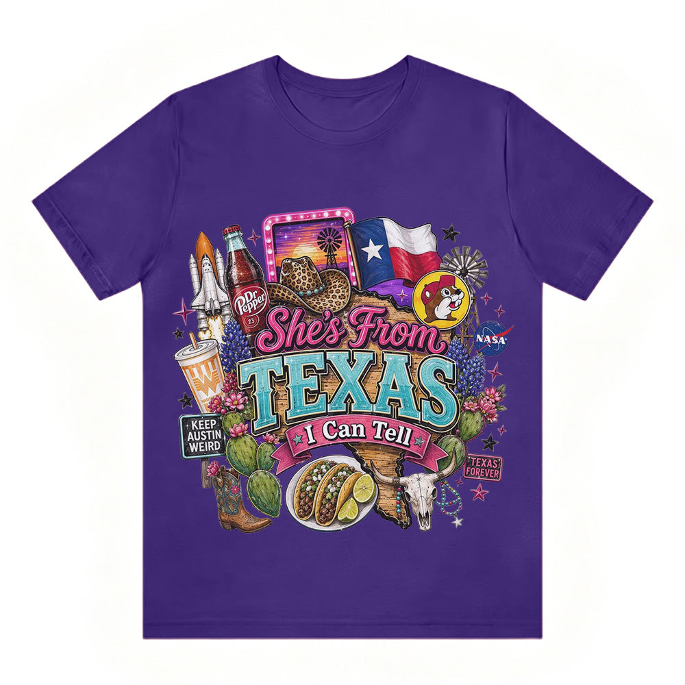 She is From Texas - Southern Girl Texas Shirt