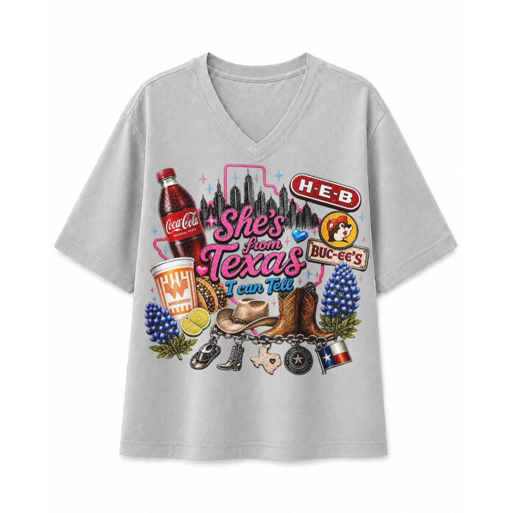 She's From Texas I Can Tell Vintage Lone Star T-shirt
