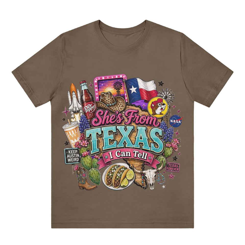 She is From Texas - Southern Girl Texas Shirt