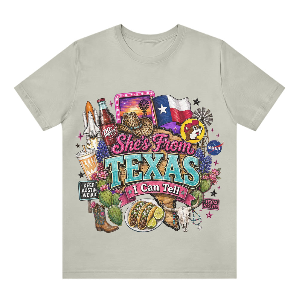 She is From Texas - Southern Girl Texas Shirt