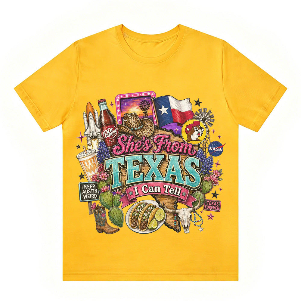 She is From Texas - Southern Girl Texas Shirt