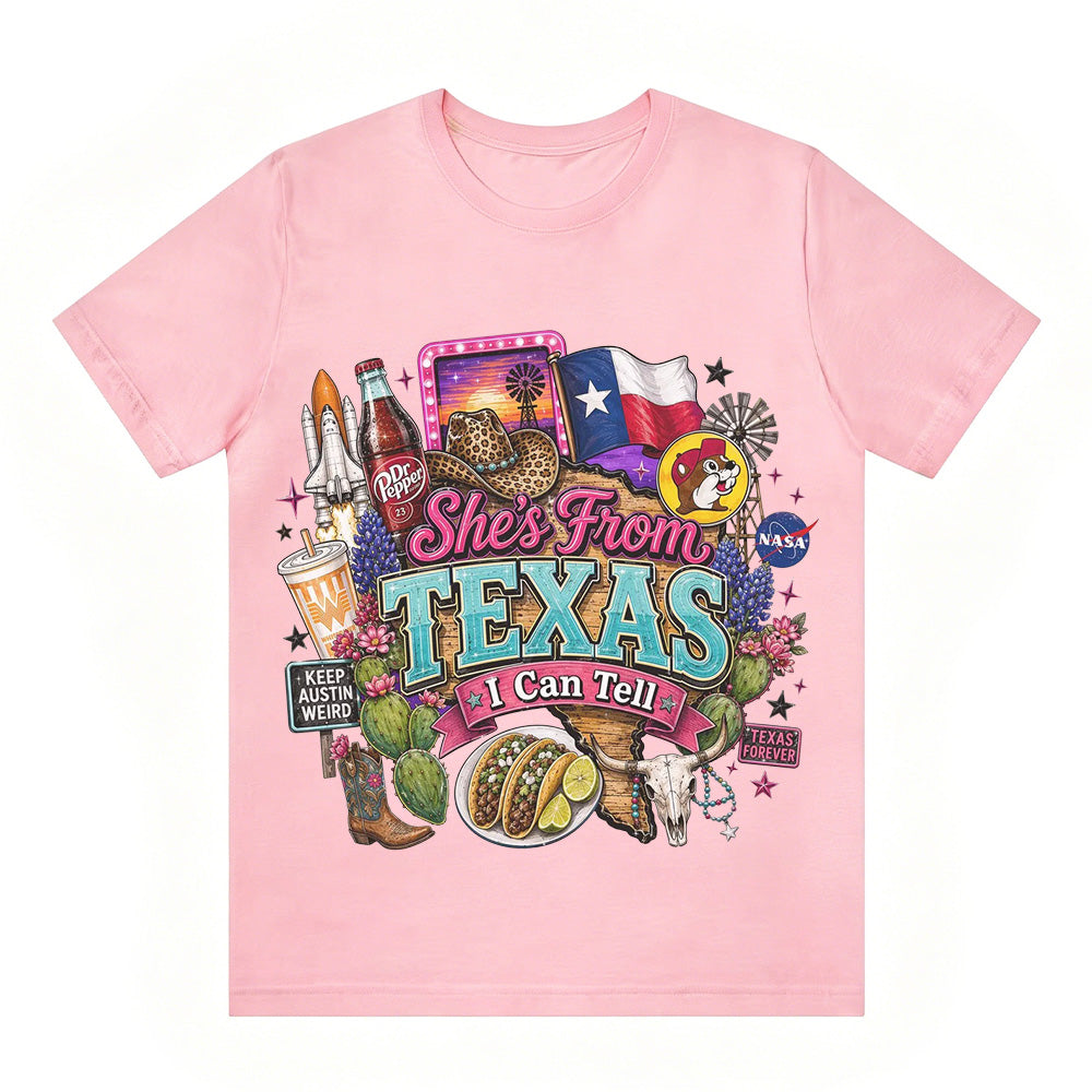 She is From Texas - Southern Girl Texas Shirt