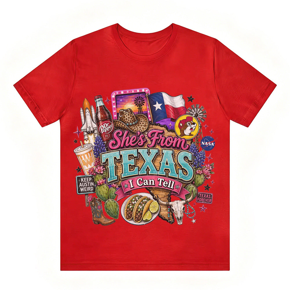She is From Texas - Southern Girl Texas Shirt