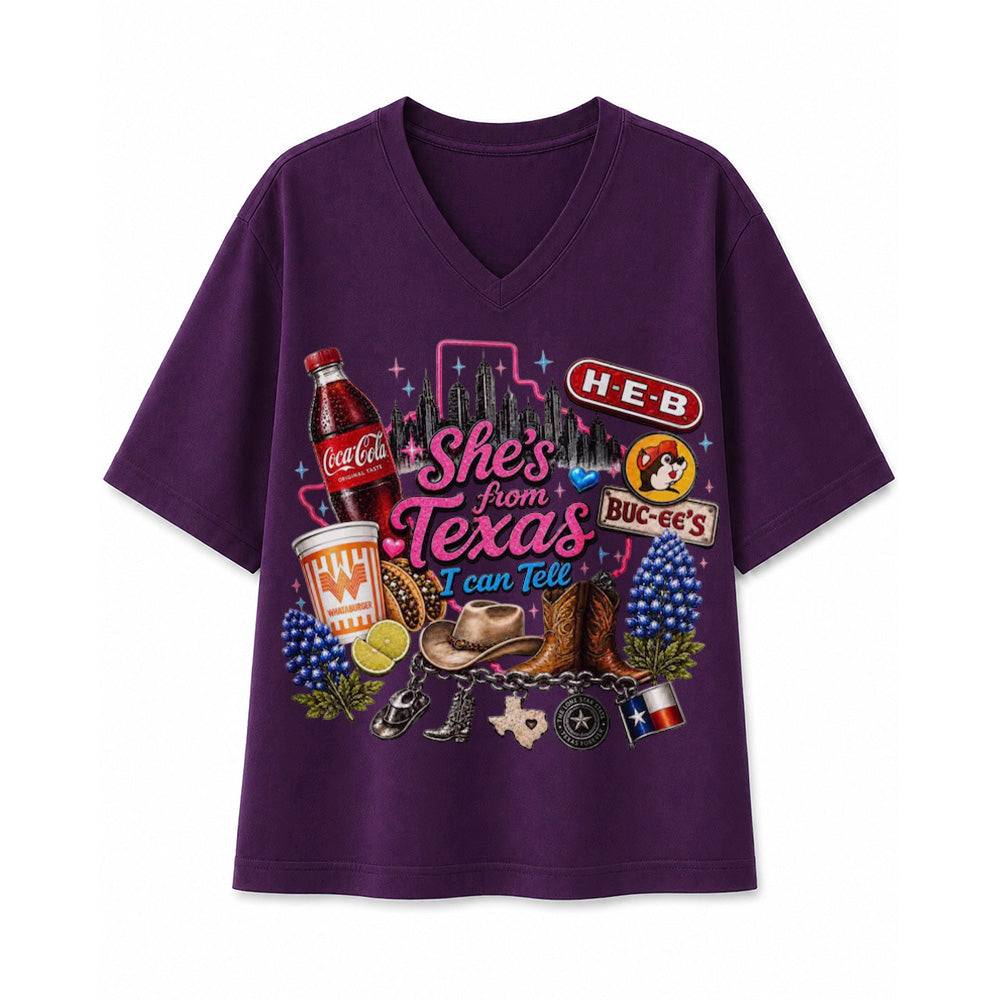 She's From Texas I Can Tell Vintage Lone Star T-shirt