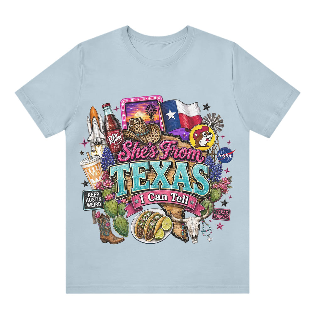 She is From Texas - Southern Girl Texas Shirt