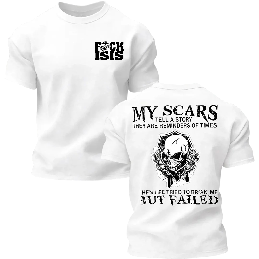 USMC - My Scars Tell A Story T-shirt