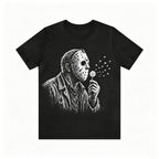 Funny Horror Killer Blowing Dandelion Graphic T‑Shirt