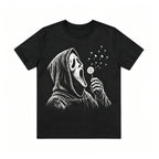 Funny Horror Killer Blowing Dandelion Graphic T‑Shirt