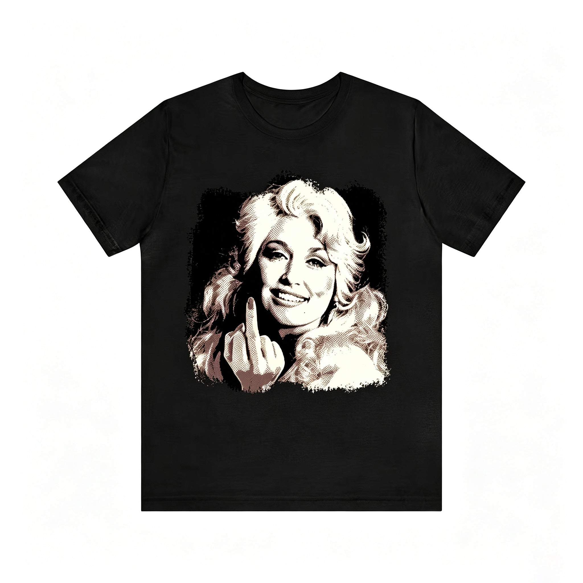 Vintage Distressed Country Singer Bold Print T‑Shirt