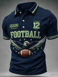 Men's Retro Football  Printing  T-Shirts