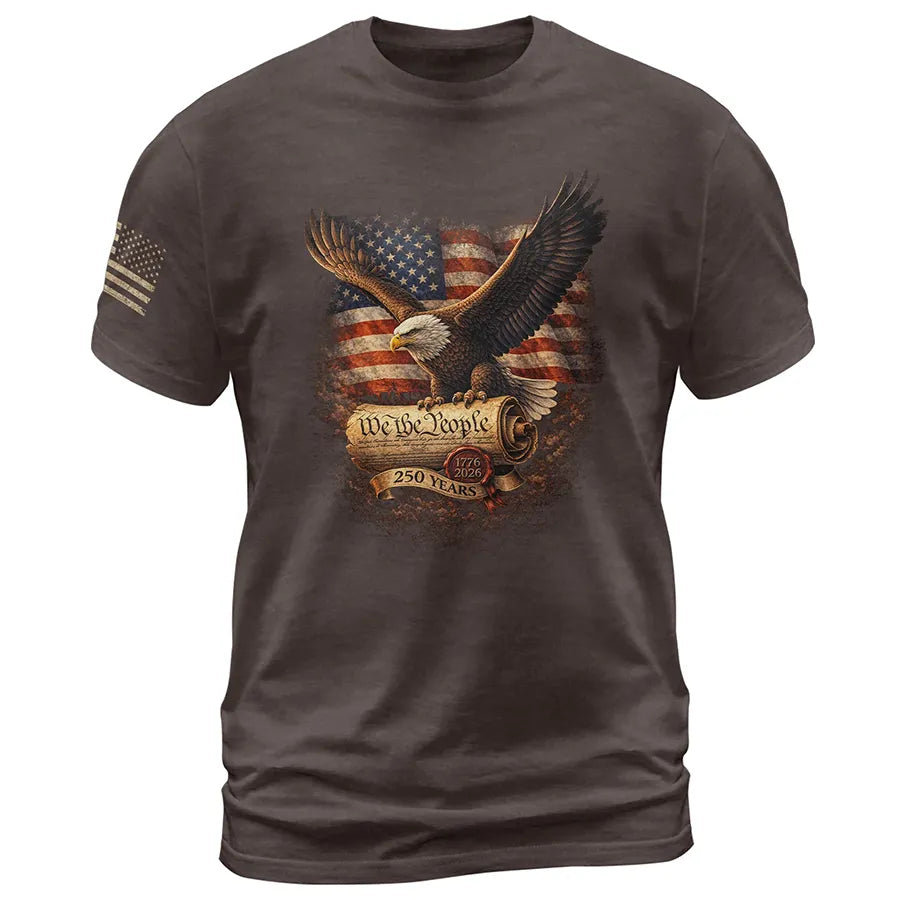 1776–2026 USA 250th Anniversary Eagle Shirt We The People Patriotic Fr