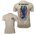 9/11 We Remember Twin Towers Tee - Patriotic Never Forget Shirt
