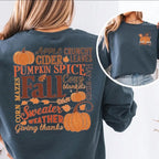 Fall Vibes Pumpkin Sweatshirt