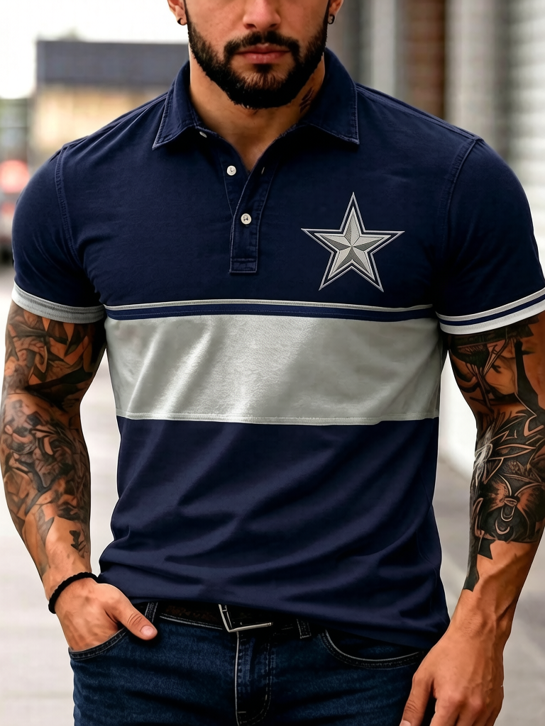 Men's Dallas Cowboys Short-Sleeve Polo Shirt