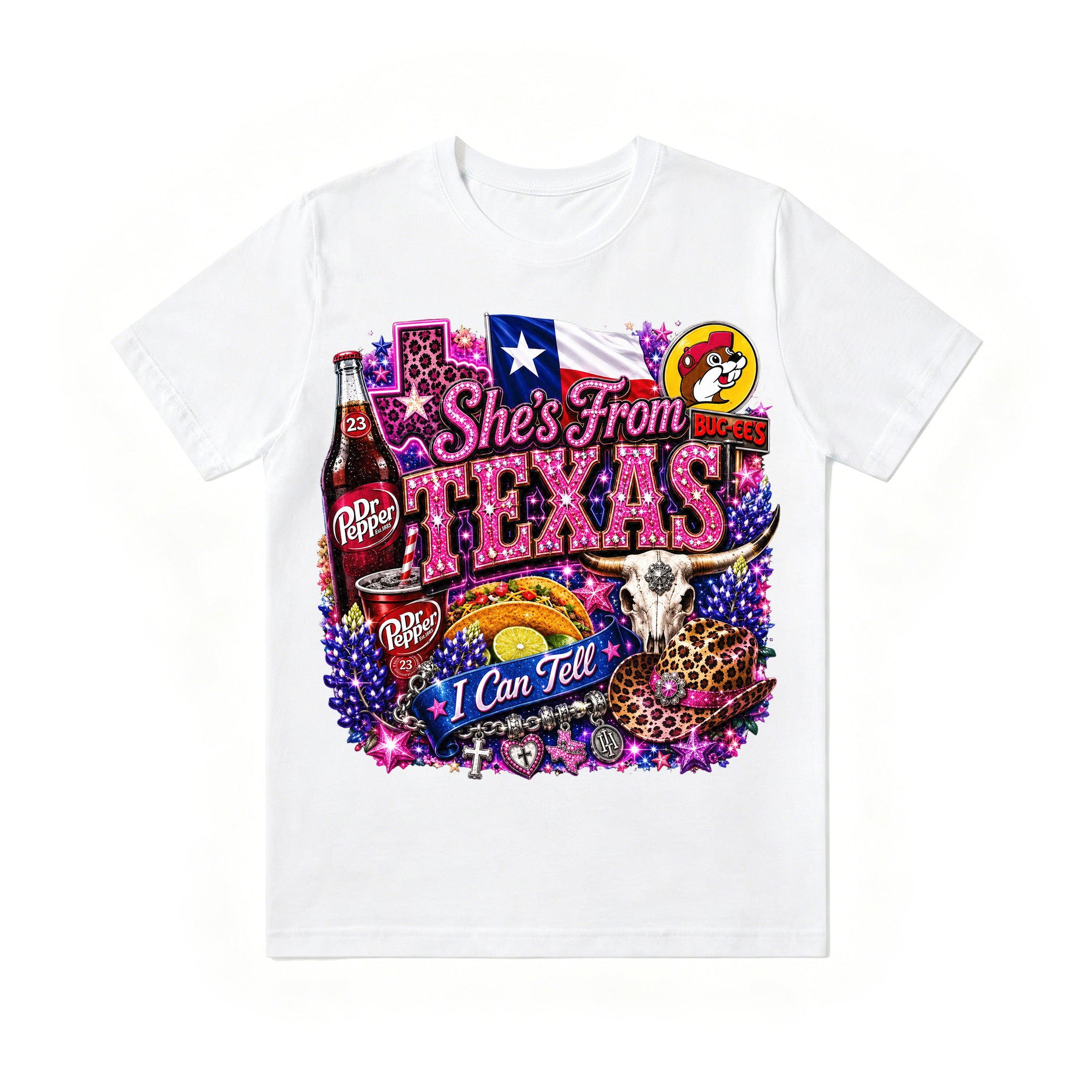 Shes from texas i can tell Unisex T-shirt