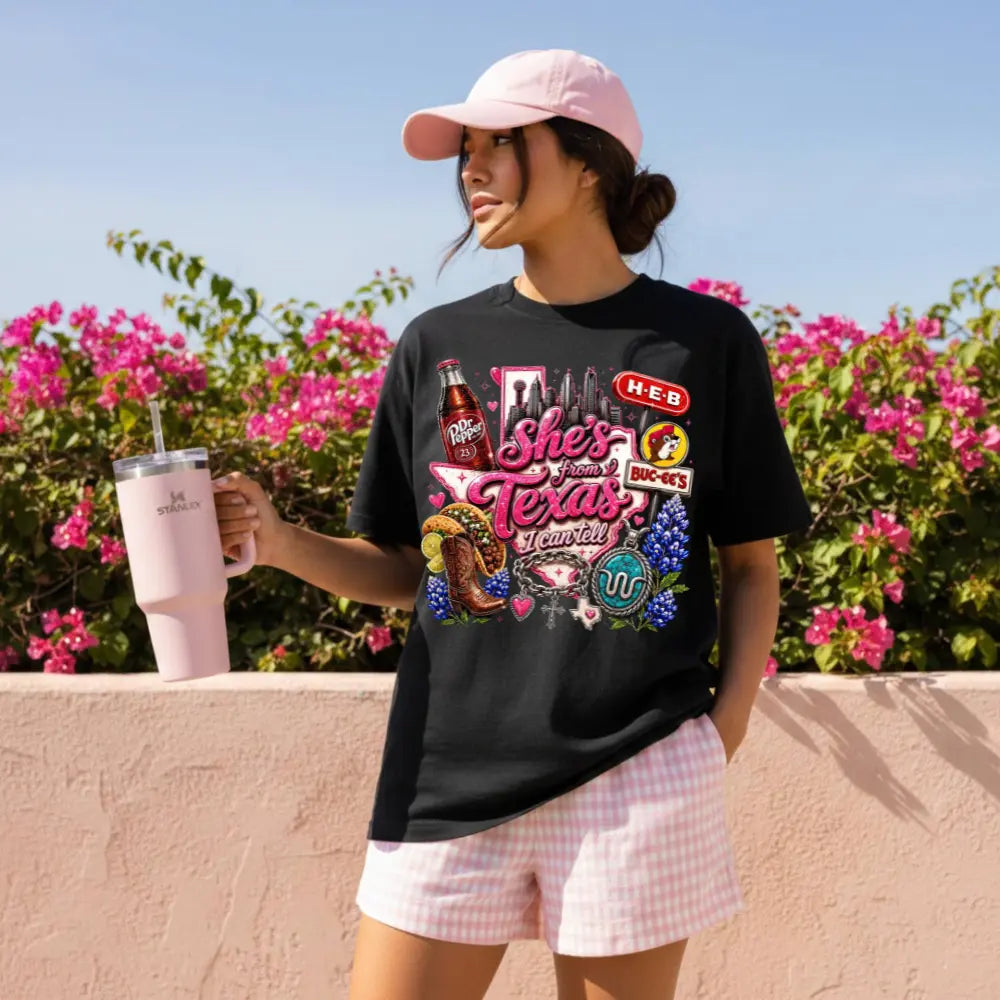 She is From Texas I Can Tell Shirt