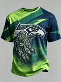 Men's Rugby Lovers Printed Short-sleeved T-shirt