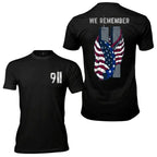 9/11 We Remember Twin Towers Tee - Patriotic Never Forget Shirt