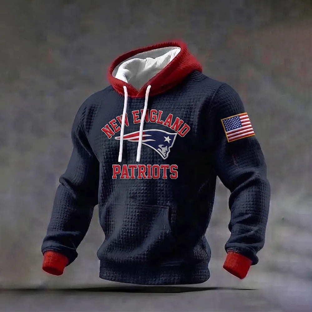 Men's New England Patriots Football Team Jersey Fans Hoodie