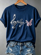 Women'S Commemorative Printed Casual T-Shirt