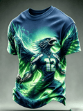 Men's Retro Football  Printing  T-Shirts