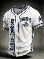 Men's Football Print Shirt
