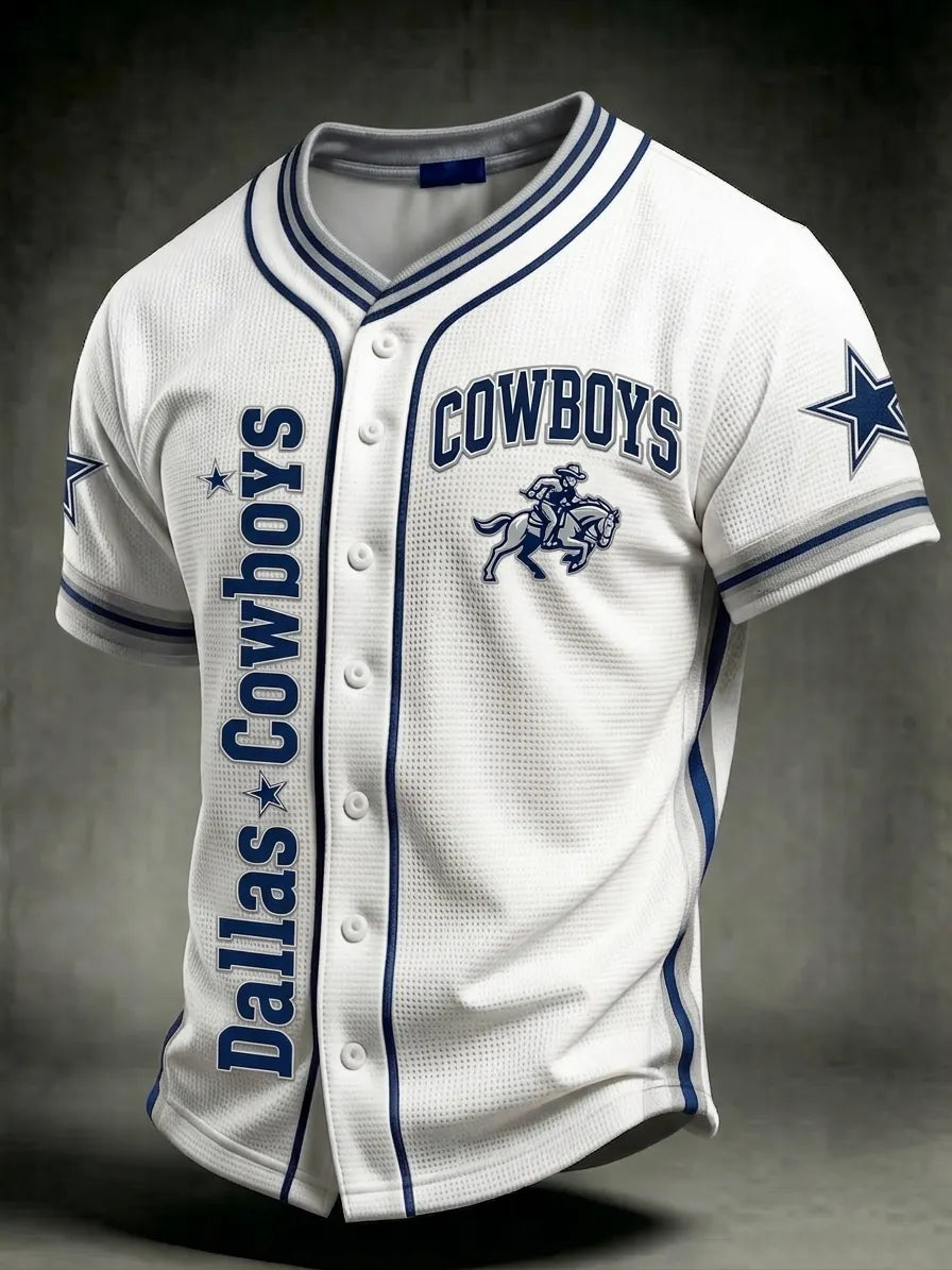 Men's Football Print Shirt