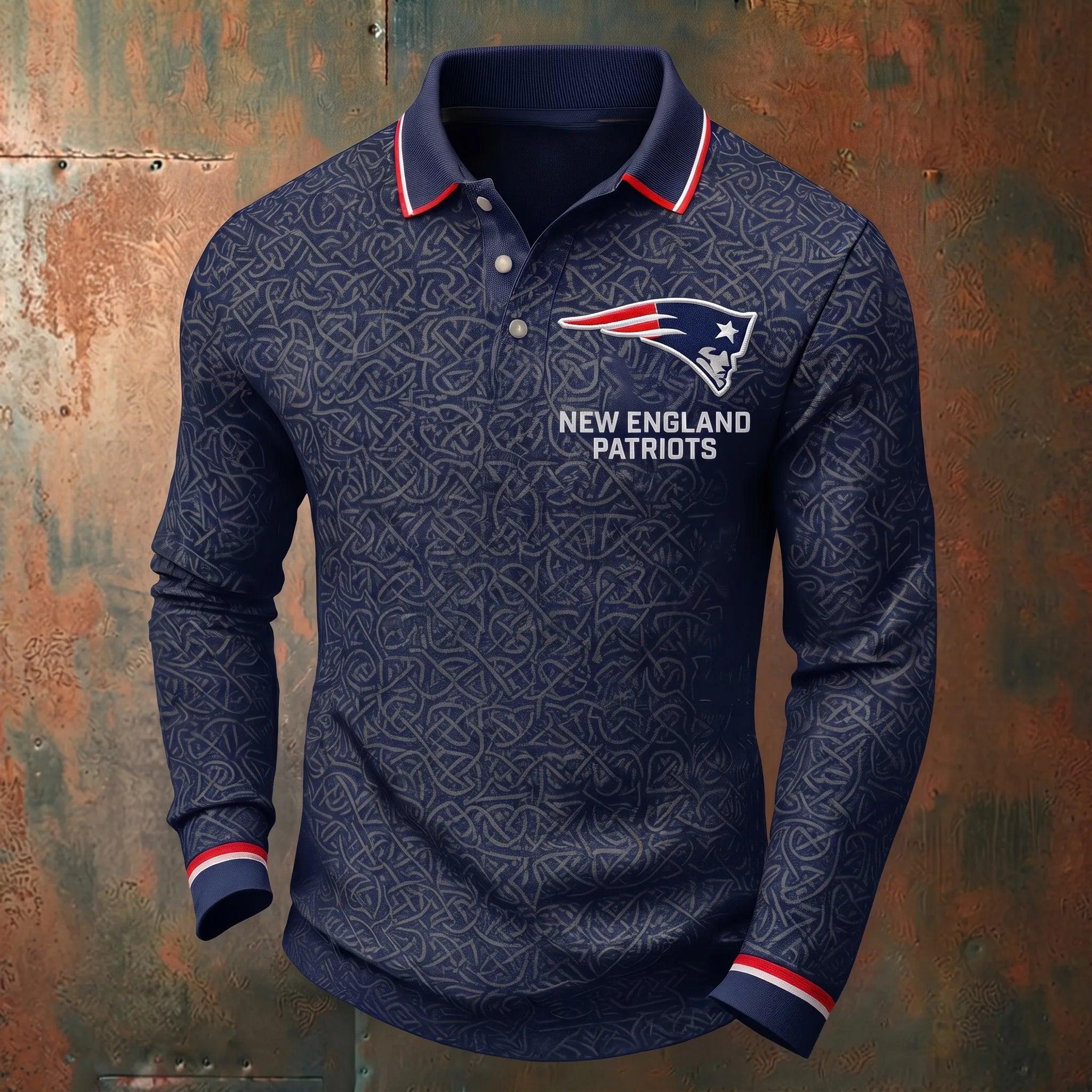 Men's New England Patriots Fan Polo Shirt