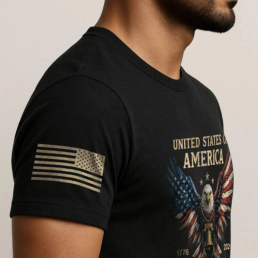 USA 250th Anniversary 250 Years Shirt 1776–2026 American Flag Winged