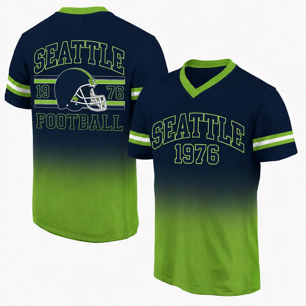 Vintage Gradient City Football Jersey