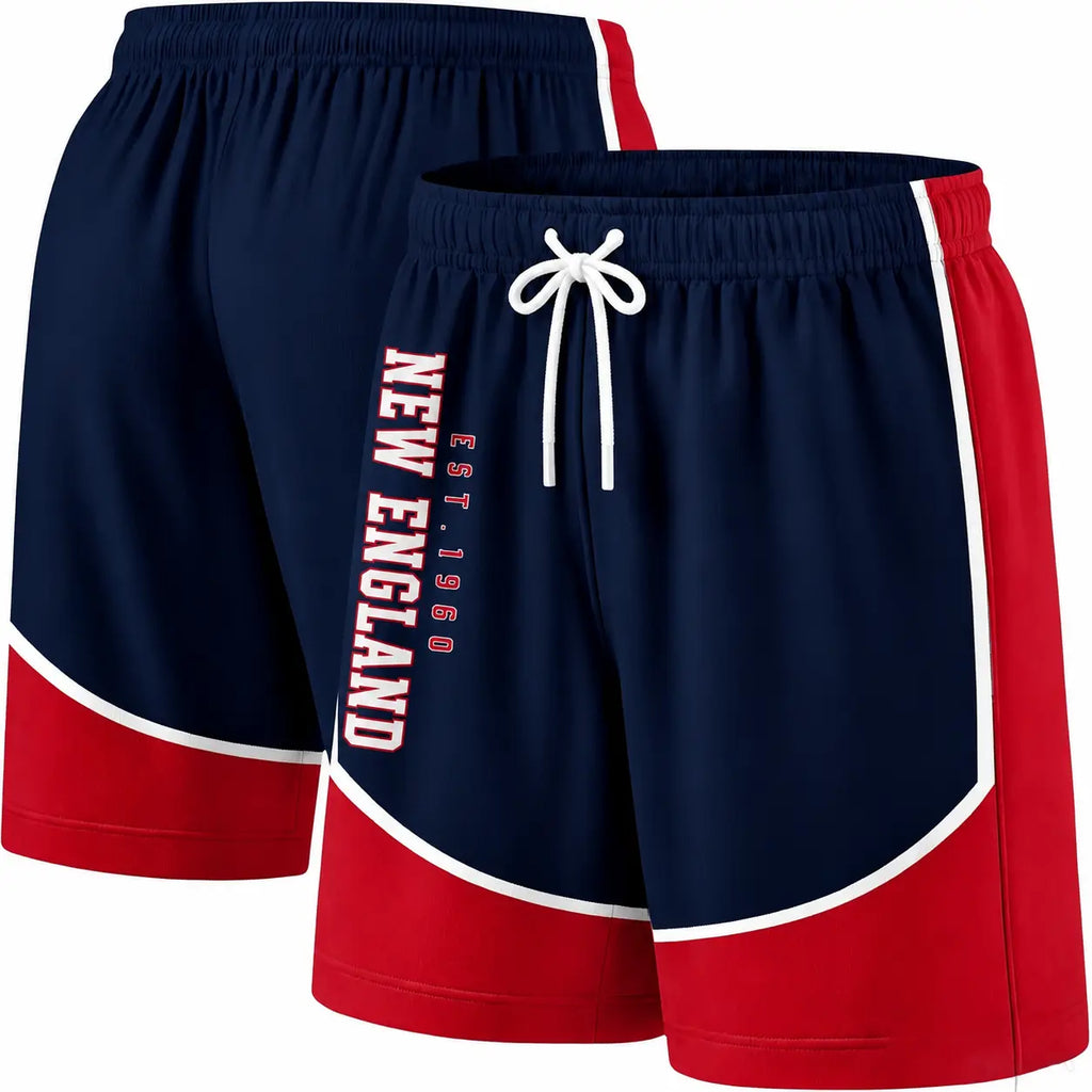 Football Fans Board Shorts With Lining Men Swim Trunks