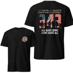 343 Firefighter Memorial T-Shirt, Never Forget Tribute Tee