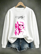 Women'S Cowgirl Print Sweatshirt
