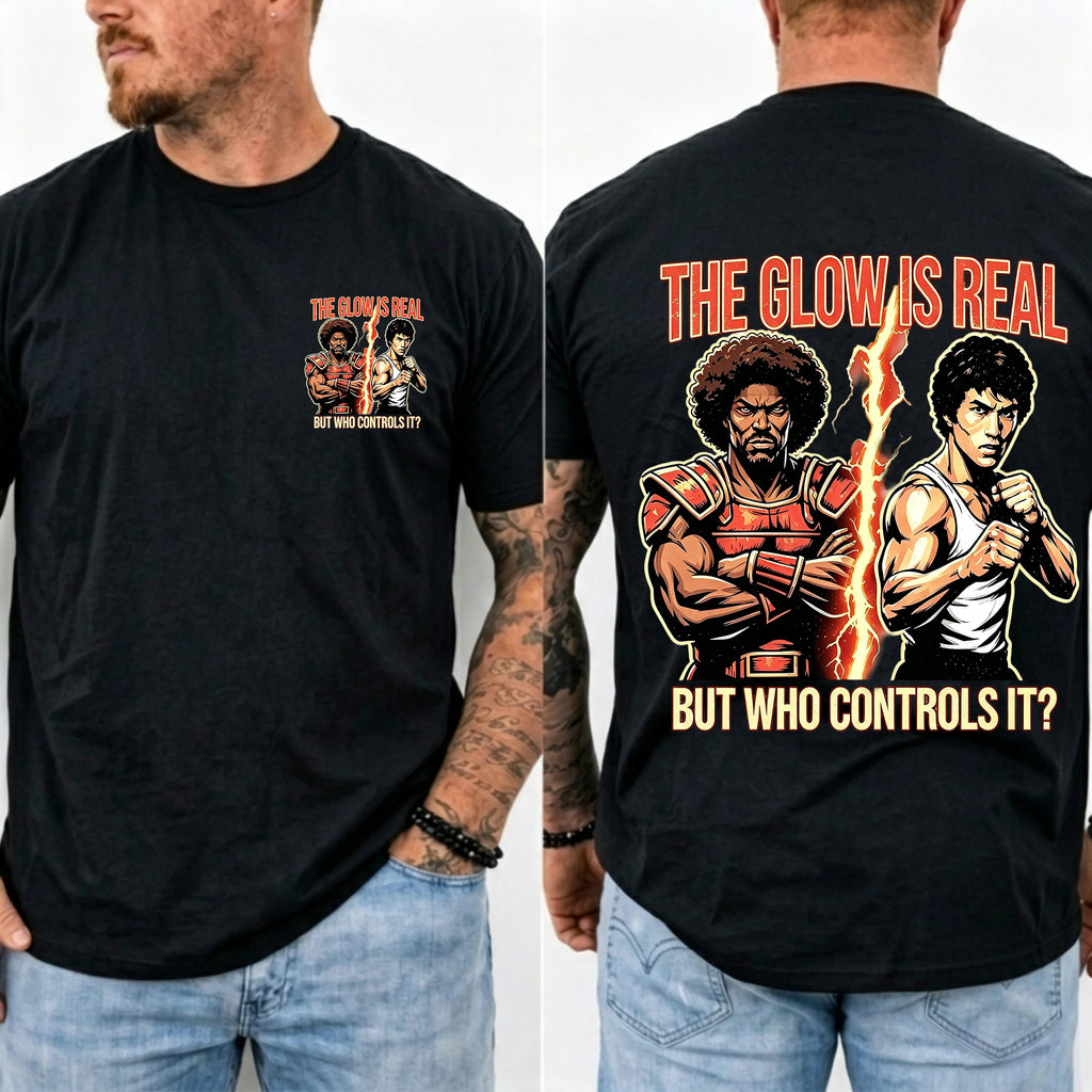Sho' Nuff's Gym Double‑Sided Print T‑Shirt Retro Movie Graphic Tee