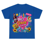 "She's From Texas I Can Tell" Texas T-shirt
