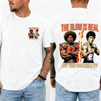Sho' Nuff's Gym Double‑Sided Print T‑Shirt Retro Movie Graphic Tee
