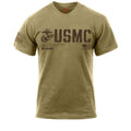 USMC Split Flag Coyote Brown Shirt