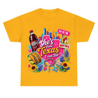 "She's From Texas I Can Tell" Texas T-shirt