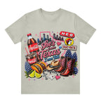 "She's From Texas I Can Tell" Cuffed-sleeve Texas Residents T-shirt