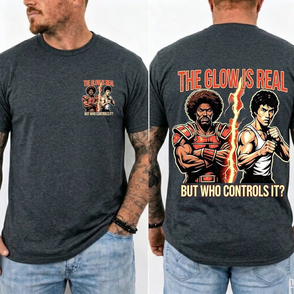 Sho' Nuff's Gym Double‑Sided Print T‑Shirt Retro Movie Graphic Tee