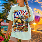 Lone Star State Travel Western Cowboy Texas T-shirt