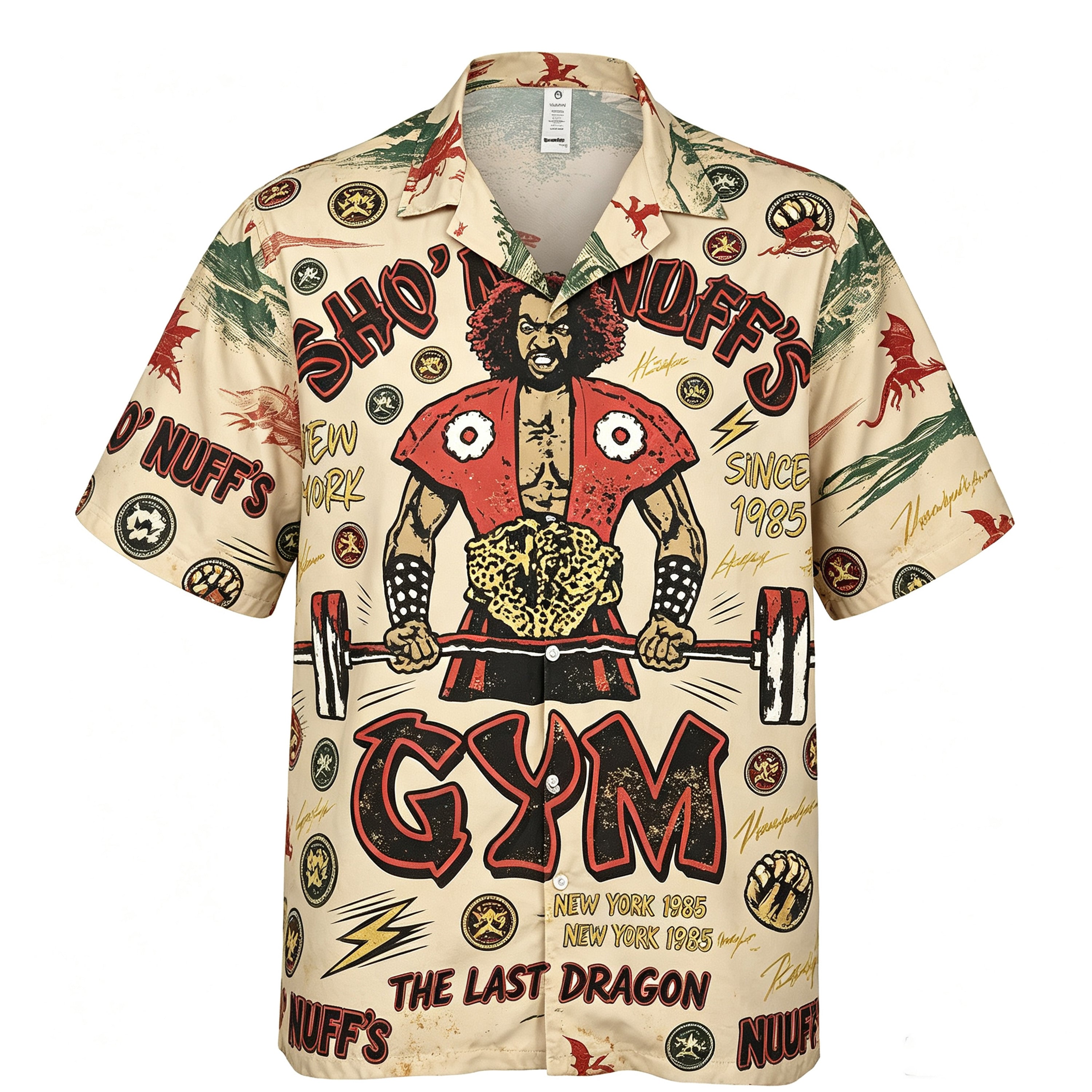 Sho'nuff's Gym：The Last Dragon Printed Shirt