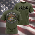 USMC- Soft Cotton Poly Blend Tee