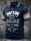 Men's Football Short-Sleeve Polo Shirt
