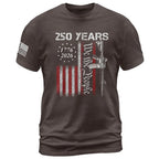 250 Years We The People T-Shirt – Vintage USA Flag 1776–2026 Independe