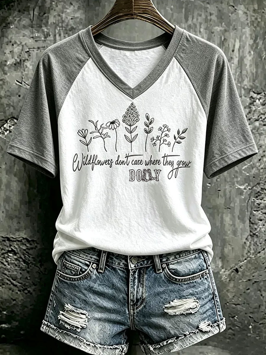 Women's Country Music Legend Tribute Print T-shirt