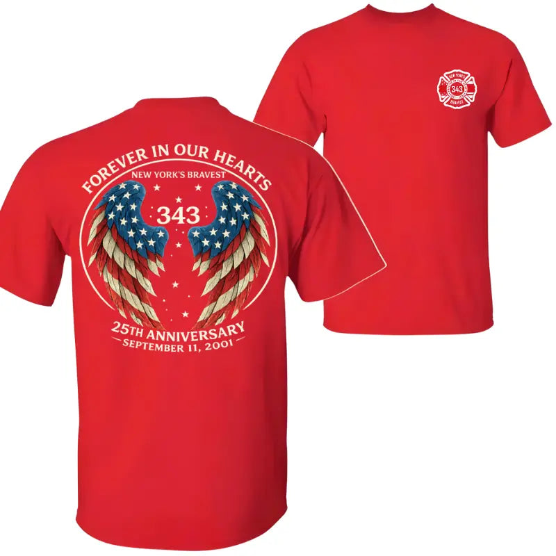 343 Forever In Our Hearts 25th Anniversary Shirt